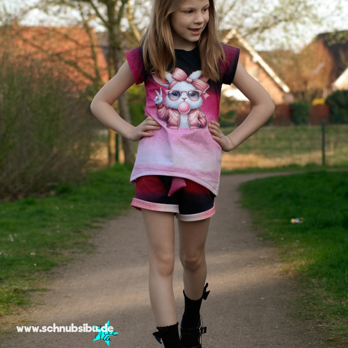 Bügelbild Bubble Gum Hase